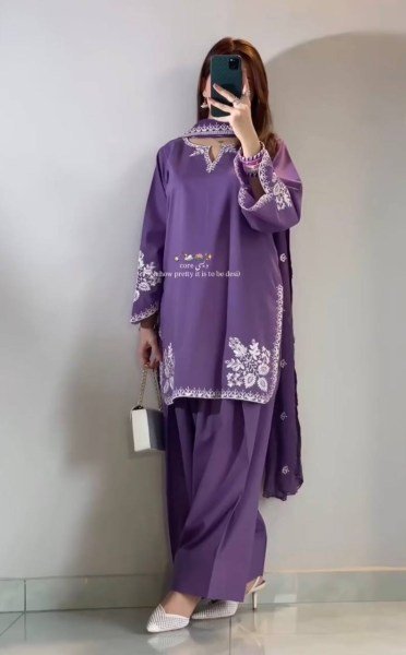 Classy Heavy Embroidered Farshi Suit for Wedding and Festive Wear Ready To Wear Collection