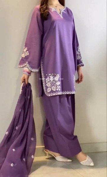 Classy Heavy Embroidered Farshi Suit for Wedding and Festive Wear Ready To Wear Collection