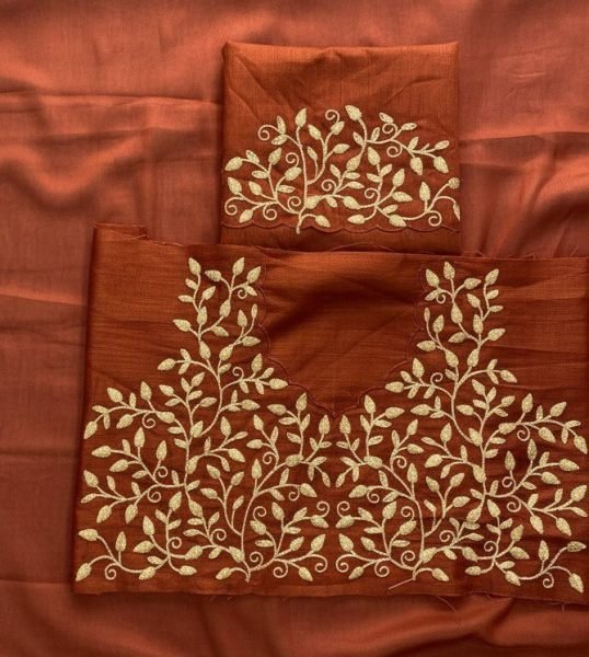 Classy Orange Soft Rangoli Silk Saree with Cutwork Lace Border for Special Occasions Embroidery Sarees Wholesale