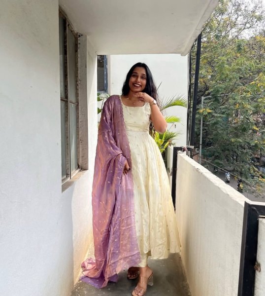 Classy Pink Dupatta Chinnon Silk Embroidery Sequence Work Gown with Fendi Silk Dupatta for Party Wear Kurti With Dupatta Wholesale