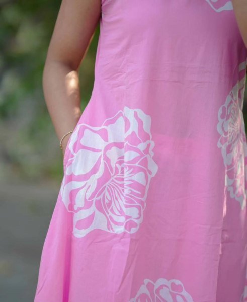 Classy Pink Stylish Heavy Rayon Digital Printed Top with Palazzo for Function CO ORD Sets