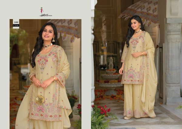 Classy Yellow Heavy Chinon Salwar Suit with Designer Embroidery For Function Designer Plazzo Salwar Suits Wholesale