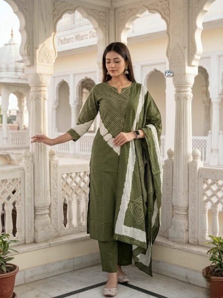Comfortable Cotton Kurti Pant Set with Embroidery Work For Special Occasions  Embroidery Kurtis 