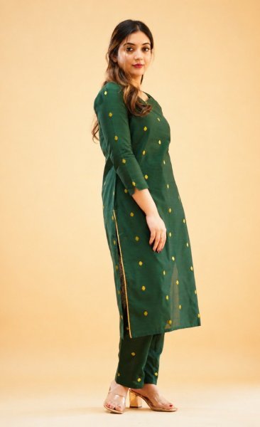 Comfortable Ready-to-Wear Kanchi Cotton Kurti Set for Women for Daily & Office Wear  Straight Cut Long Kurtis
