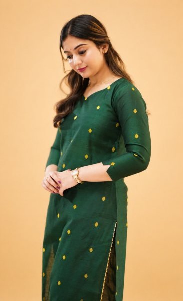 Comfortable Ready-to-Wear Kanchi Cotton Kurti Set for Women for Daily & Office Wear  Straight Cut Long Kurtis