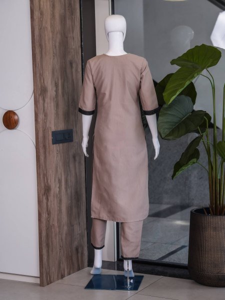 Comfortable Salab Cotton Ready to Wear 2 Piece Set for Ladies Printed Kurtis