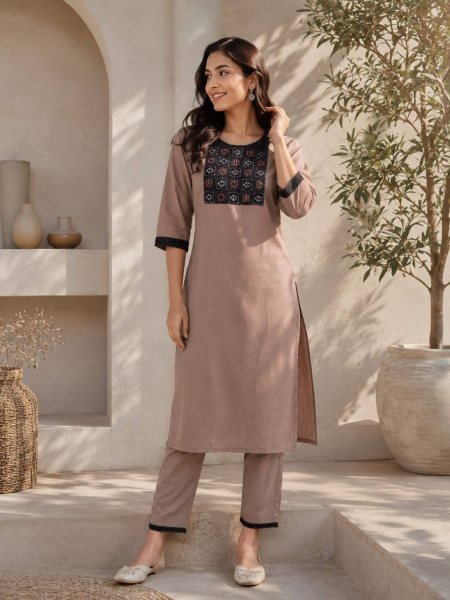 Comfortable Salab Cotton Ready to Wear 2 Piece Set for Ladies Printed Kurtis