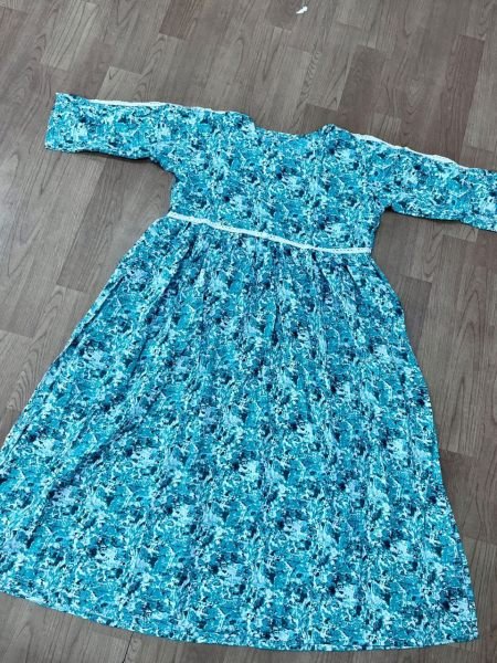 Comfortable Sky Blue Crepe Kurti for Women Everyday Fashion Printed Kurtis