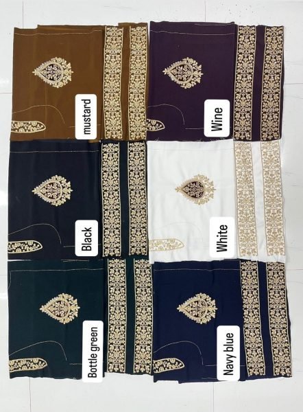 Compact Bottle Green Bandhgala Jacket with Gold Zardozi Embroidery Kurta Pajama Wholesale