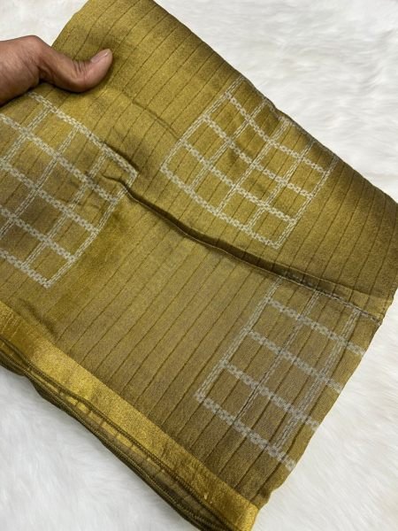 Contemporary Cotton Silk Saree with Crush Texture for Daily and Office Wear Cotton Sarees Wholesale