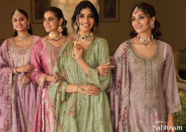 Contemporary Purple Premium Wedding Wear Heavy Chinon Suit with Dupatta Designer Plazzo Salwar Suits Wholesale