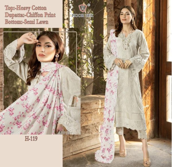 Cotton Suits With Chiffon Print Dupatta  Cotton Salwar Kameez Wholesale