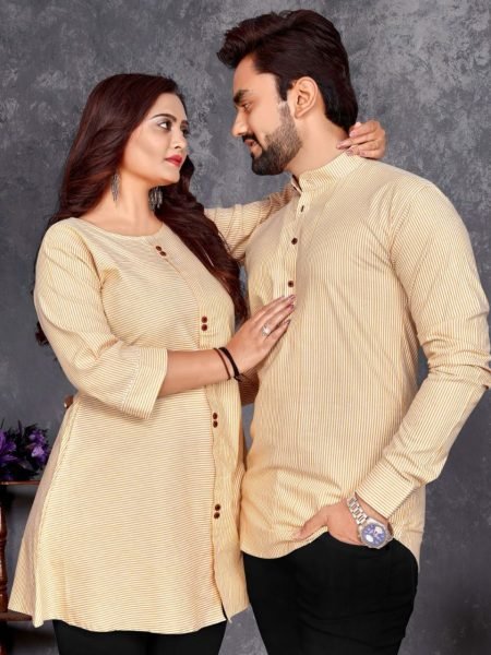 Couple Goals in Style Premium Cotton Co-Ord Set for Office to Evening Wear Couple Combo collection 