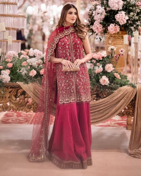 Couture Chinnon Silk Sequins   Zari Embroidered Kurti Plazzo Set with Soft Net Dupatta for Wedding Wear Ready To Wear Collection