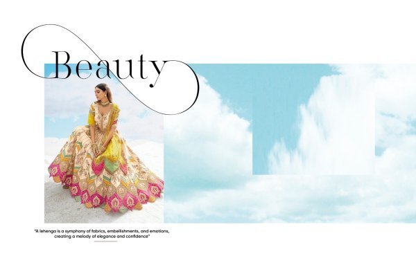 Cream Color Embroidered Wedding Lehenga Choli With Dupatta Bridal Lehenga Choli