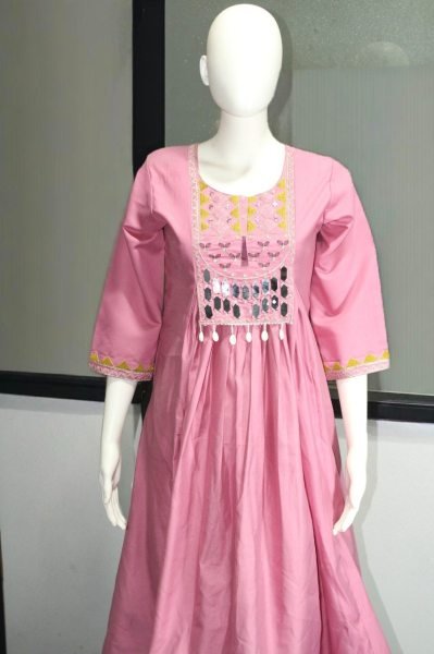 Creative Pink Latest Designer Top Pant Set for Women Festive Collection Anarkali Kurtis 