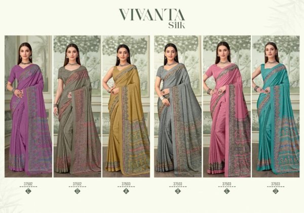 Crepe Silk Printed Lightweight Daily Wear Saree with Matching Blouse Available At Royal Export Silk Sarees Wholesale
