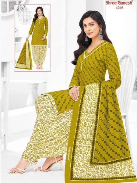Daily Comfort Cotton Dress Material Premium Fabric Set for Everyday Use