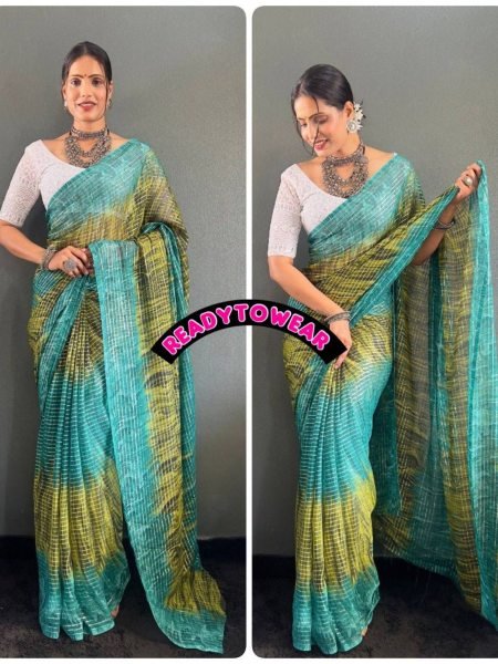 Daily Wear Ready to Wear with Matching Blouse for Women