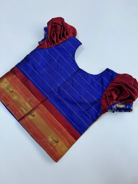 Dapper Blue Kids Lehenga Set with Zari Work for Party and Wedding Functions Girls Wear