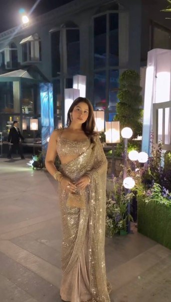 Dapper Cream Designer Sparkle Silk Saree with Thai Silk Embroidered Blouse at Wholesale Rate Bollywood Fancy Sarees Wholesale