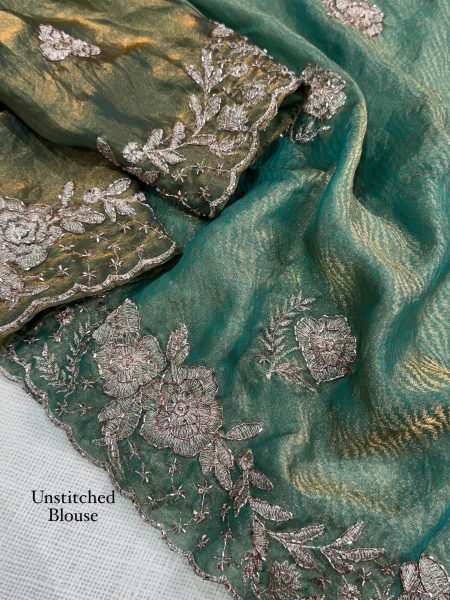 Dapper Green Heavy Sequence Saree With Matching Blouse At Wholesale Rate Designer Wedding Sarees Wholesale