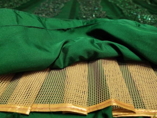 Dark Green Semi Stitched Lehenga Collection at Manufacturer Price for Boutique Buyers Bollywood Lehenga Choli