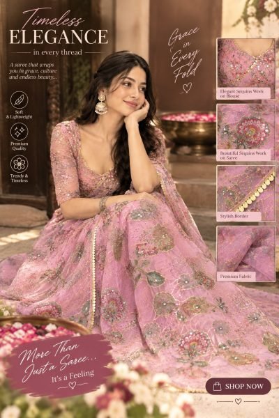 Dazzling Lavender Tabby Silk Saree with Unstitched Mirror Work Blouse at Wholesale  Silk Sarees Wholesale