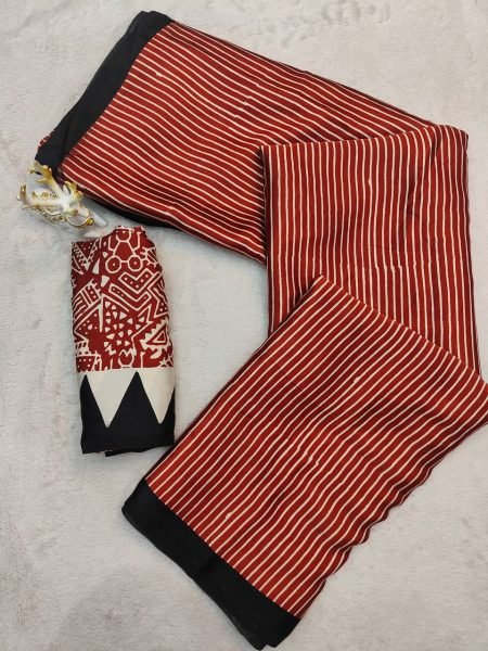 Dazzling Maroon Designer Semi Gajji Soft Silk Saree with Traditional Look for Women Silk Sarees Wholesale