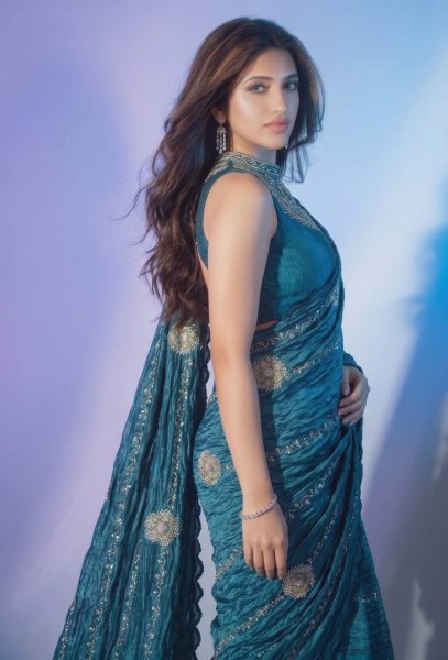 Dazzling Teal Blue Crush Saree with All Over Embroidery Work For Festival  Designer Wedding Sarees Wholesale