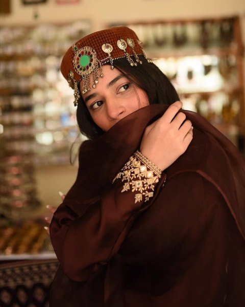 Chocolate Brown Jimmi Chho Zari Embroidered Farshi Suit with Dupatta for Cultural Events Ready To Wear Collection