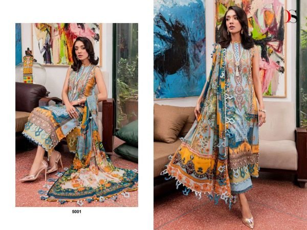 Deepsy Jade Bliss Lawn 24 Chiffon Dupatta Pakistani Suits Wholesale Rate Pakistani Suits Wholesale