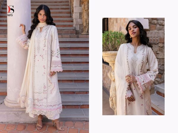 Deepsy Rangrasiya Pakistani Pure Cotton Salwar Suit with Self Embroidery   Designer Dupatta Wholesale Collection from Surat Pakistani Suits Wholesale