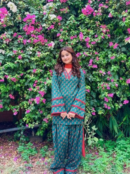 Delightful Teal Crepe Farshi Suit With Minimal Neck Border At Direct Supplier Price Ready To Wear Collection