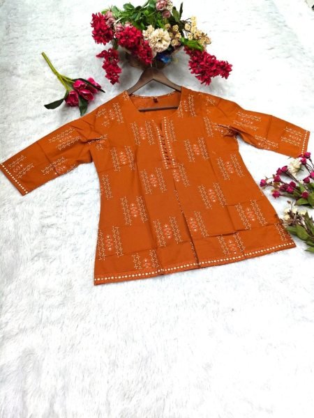 Designer 60×60 Cotton Jaipuri Printed Tunic Top for Women daily wear Tunics kurti