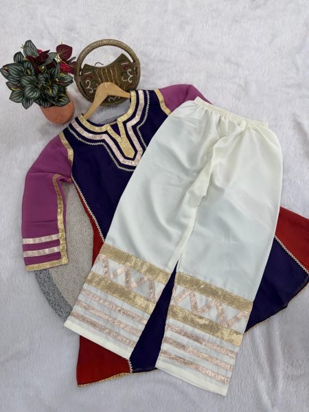 designer co ord kurti set trendy Chanderi outfits for  summer season CO ORD Sets