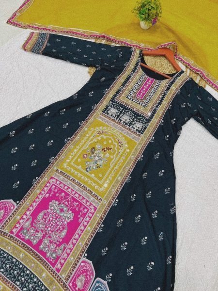 Designer Cotton Digital Print Kurti with Micro Cotton Bottom   Fancy Georgette Dupatta at Wholesale Rate Cotton Kurtis Wholesale