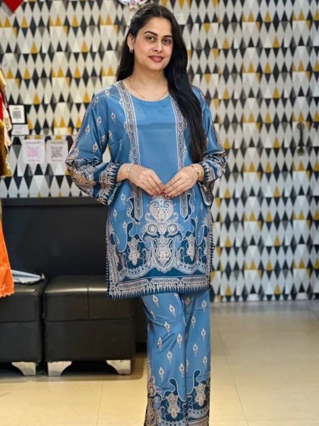 Designer Digital Print Rayon Co-Ord Set | Comfortable & Stylish Women's Wear 