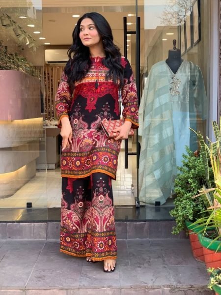  Designer Digital Print Rayon Cotton Co Ord Set with Ankle Length Pant CO ORD Sets