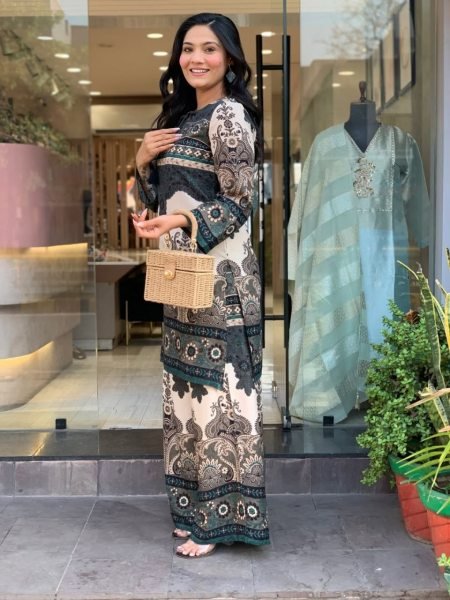  Designer Digital Print Rayon Cotton Co Ord Set with Ankle Length Pant CO ORD Sets