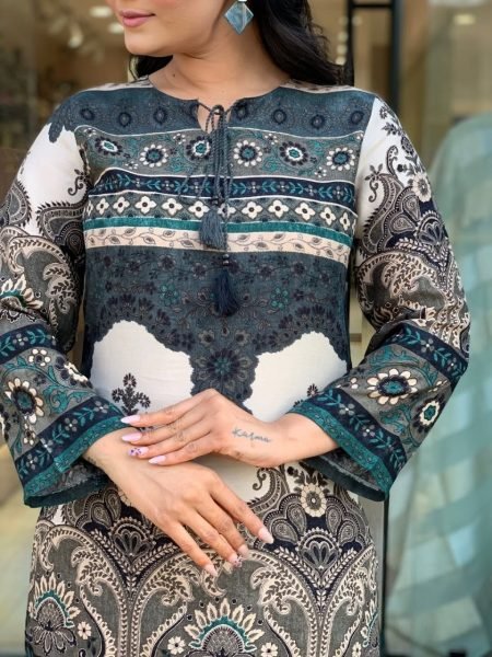  Designer Digital Print Rayon Cotton Co Ord Set with Ankle Length Pant CO ORD Sets