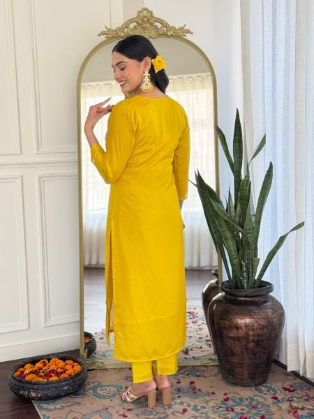 Designer Embellished Straight Kurta Set with Embroidered Dupatta Budget Friendly   Stylish 3 Piece Kurti Set