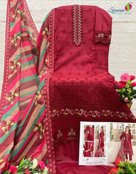 Designer Embroidery Work Cotton Pakistani Style Suits Are Available At Wholesale Prices Pakistani Suits Wholesale