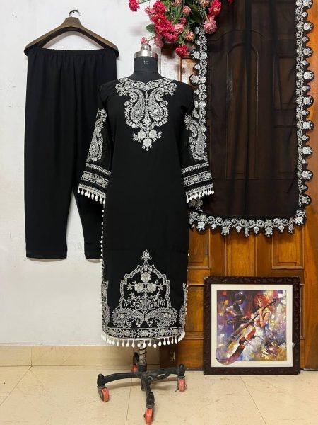 Designer Georgette Kurti Plazoo Suit Designer Plazzo Salwar Suits Wholesale