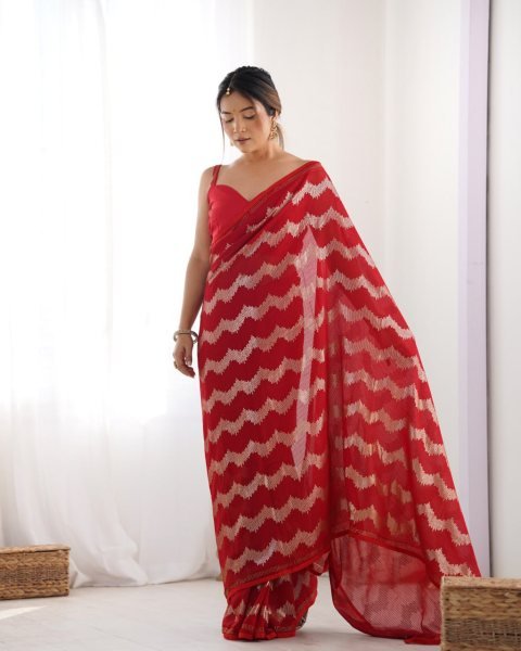 Designer Georgette Sequin Saree with Blouse Top Wholesale Collection for Online Shopping  Georgette Sarees Wholesale