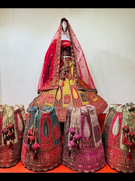 Designer Heavy Embrodery with handmade work bridal lehenga Collection by Royal Export Bridal Lehenga Choli