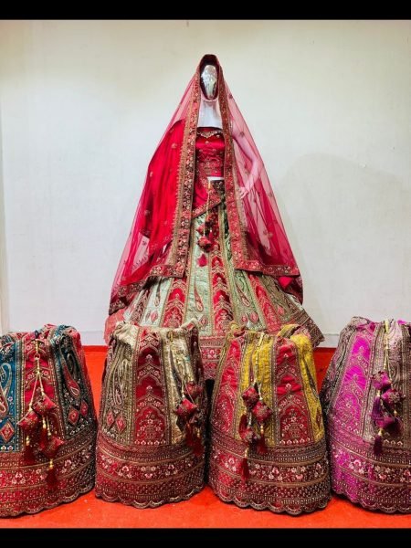 Designer Heavy Embrodery with handmade work bridal lehenga Collection by Royal Export Bridal Lehenga Choli
