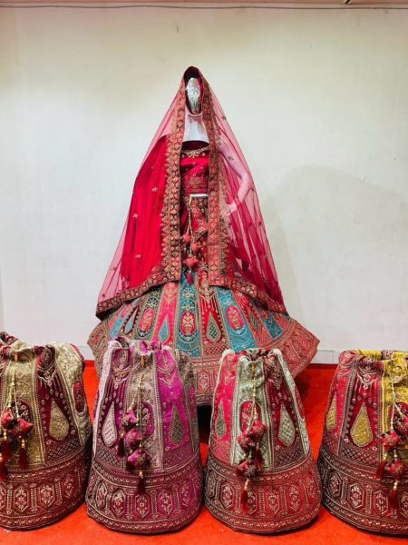 Designer Heavy Embrodery with handmade work bridal lehenga Collection by Royal Export Bridal Lehenga Choli