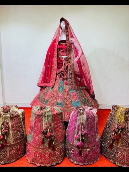 Designer Heavy Embrodery with handmade work bridal lehenga Collection by Royal Export Bridal Lehenga Choli