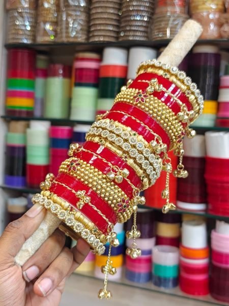 Designer Heritage Punjabi Wedding Chooda Bangles For Bridal Wear Fashion Accessories Wholesale